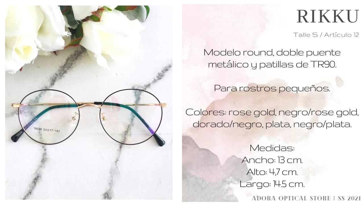 armazones de metal para graduaciones y anteojos de receta